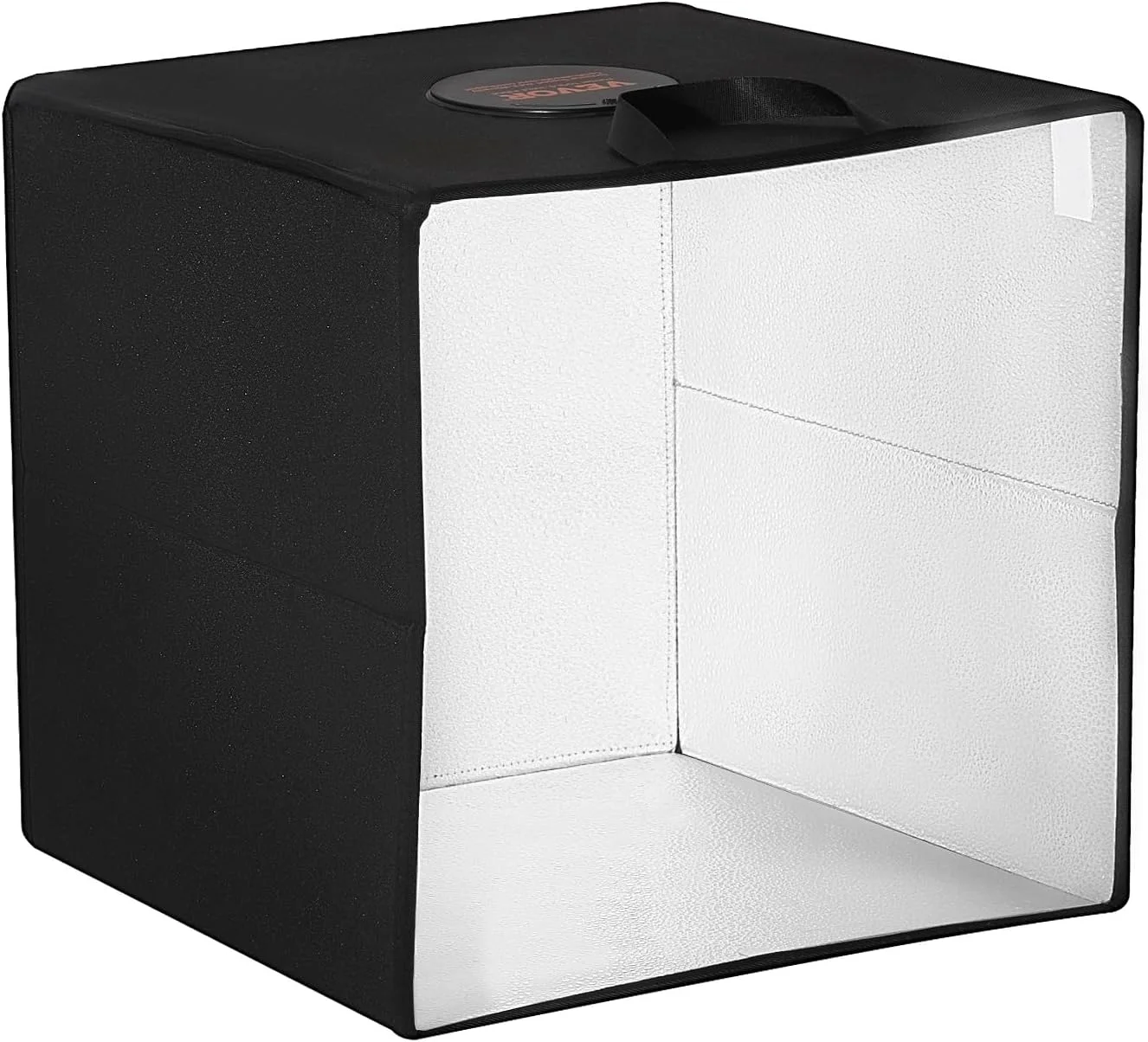 جعبه نور استودیویی VEVOR، 30x30 سانتی متر، 3000-5600K، 3 دمای رنگ قابل تنظیم، مجموعه چادر عکاسی حرفه ای با 120 LED، 6 پس زمینه رنگی دو طرفه، CRI بالا ≥95 برای اجسام کوچک جعبه نور استودیویی VEVOR، 30x30 سانتی متر، 3000-5600K، 3 دمای رنگ قابل تنظیم، مجموعه چادر عکاسی حرفه ای با 120 LED، 6 پس زمینه رنگی دو طرفه، CRI بالا ≥95 برای اجسام کوچک