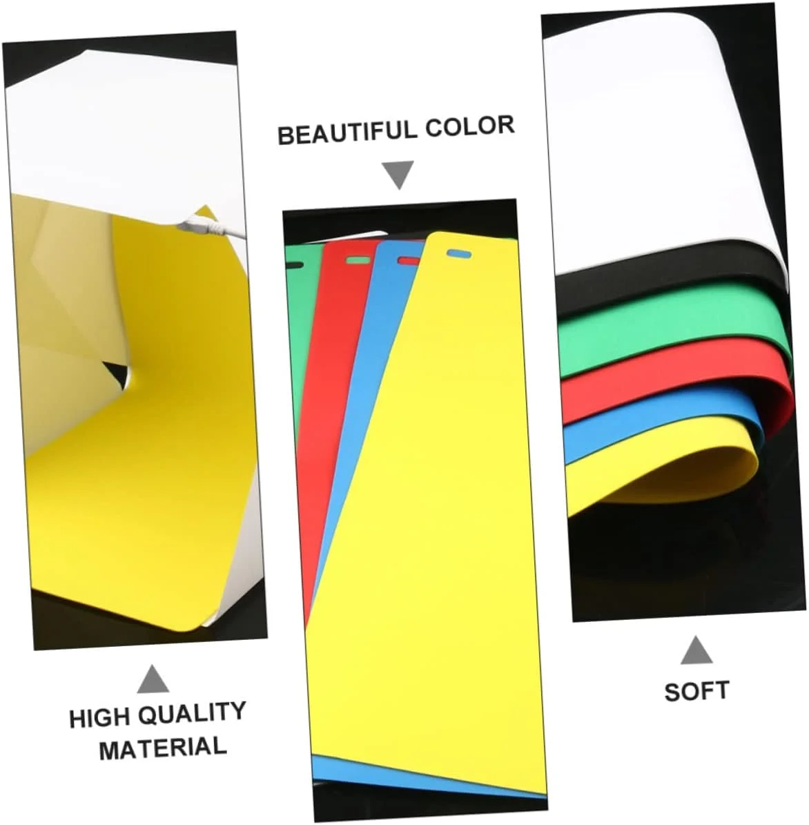 چادر استودیویی عکسبرداری کوچک یاردن فان با 6 رنگ پس زمینه قابل حمل و جعبه چراغ های ال ای دی 30 سانتی متری تاشو برای عکاسی