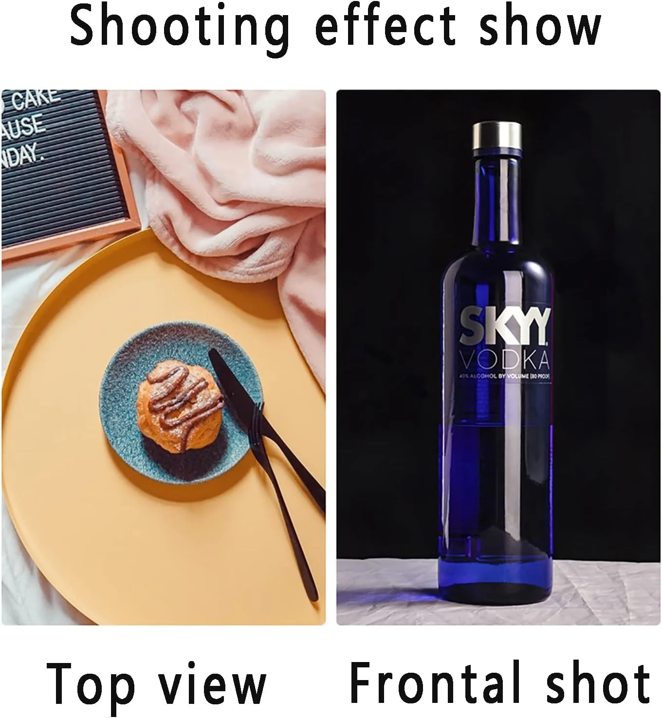 جعبه نور قابل حمل برای عکاسی، 80 سانتی‌متری LED با قابلیت تنظیم نور دو رنگ، کیت چادر عکاسی تاشو حرفه‌ای با پس‌زمینه 6 رنگ، مناسب برای عکاسی از لوازم جانبی، لوازم آرایشی، ساعت