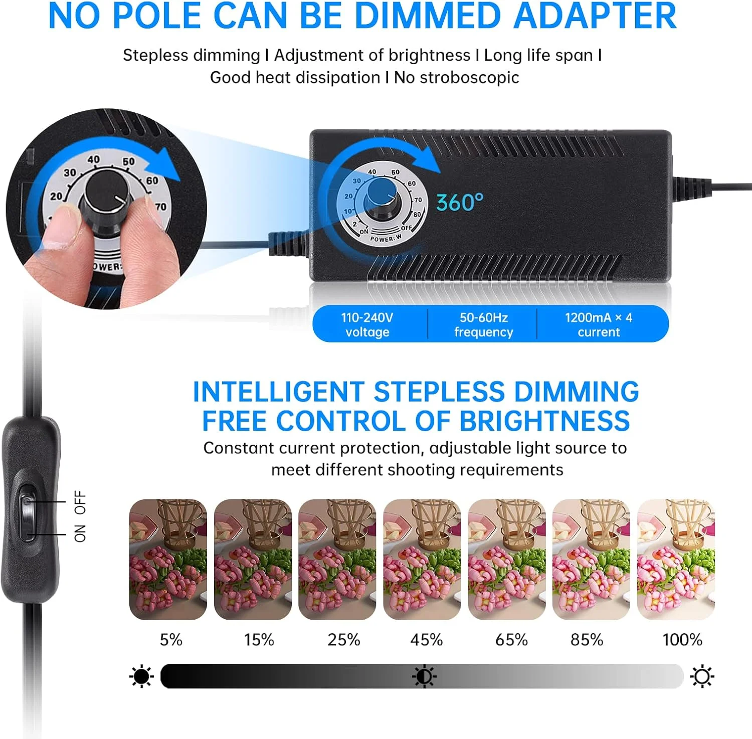 جعبه نور عکاسی استودیویی 2 متری با روشنایی قابل تنظیم جعبه نور عکاسی استودیویی 2 متری با روشنایی قابل تنظیم