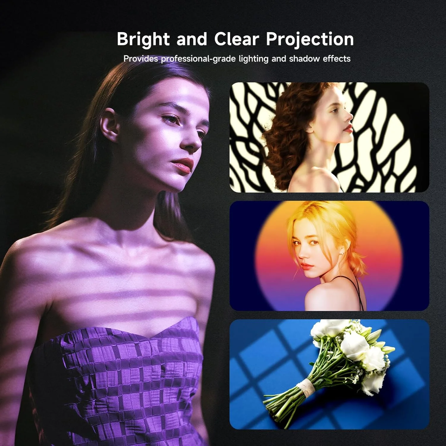 کیت نورپردازی اسنوت اپتیکال Bussi با 25 گوبو، هولدر مغناطیسی گوبو سازگار با نور LED آپچر، گودکس، نیور - ایجاد جلوه های نوری چشمگیر برای پرتره ها/عکس های محصول