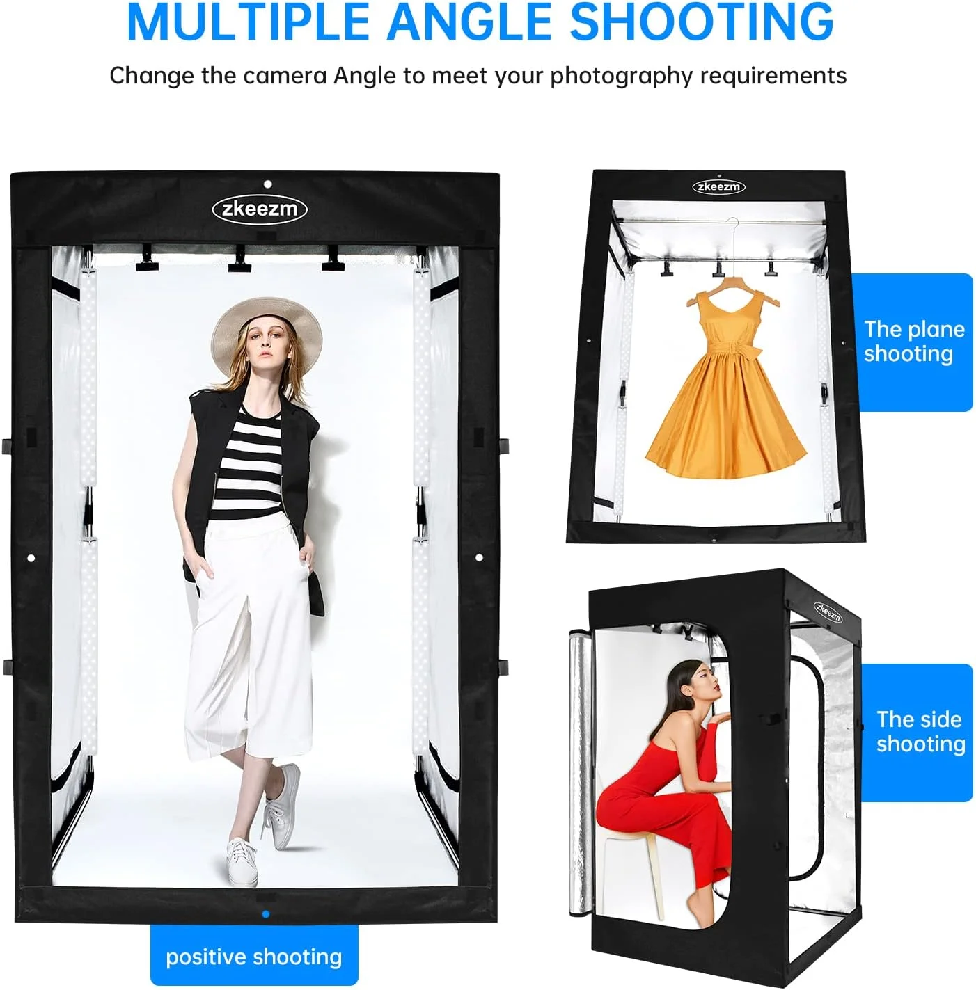 جعبه نور عکاسی استودیویی 2 متری با روشنایی قابل تنظیم جعبه نور عکاسی استودیویی 2 متری با روشنایی قابل تنظیم