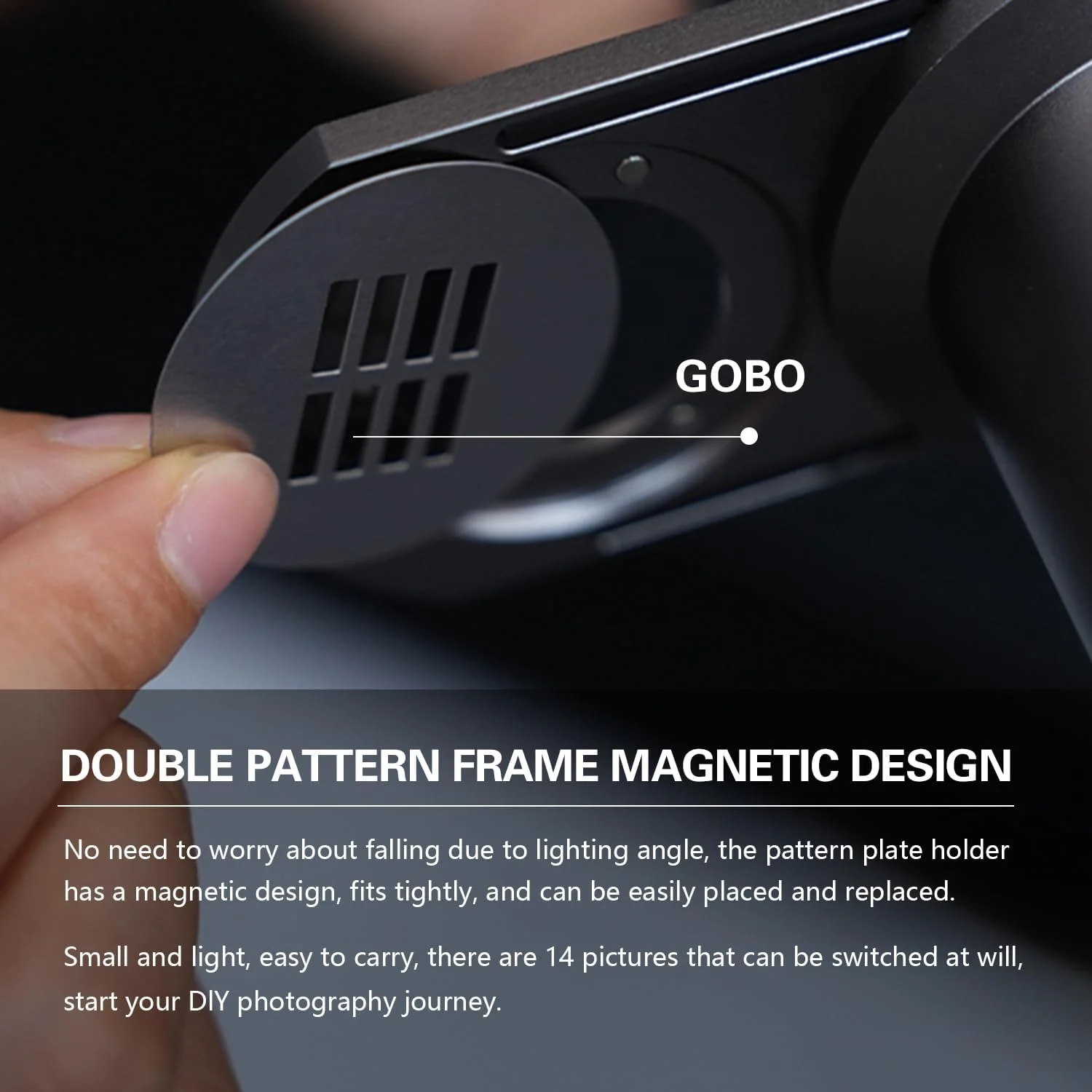 DF DIGITALFOTO اسنوت نوری گوبو، اتصال پروژکتور فلاش، 17 گوبو، لنز نوری عکاسی اسنوت نورافکن، لوازم جانبی عکاسی SL1 60DN/BN/ آداپتور لامپ پروژکتور مینی