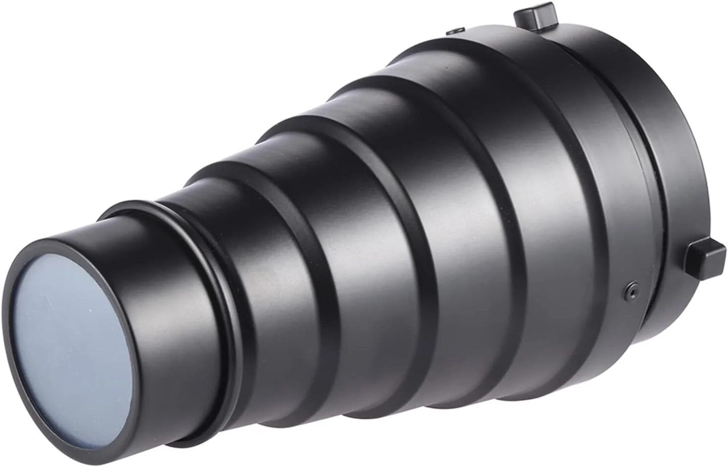 مخروطی فلزی ایرومی به همراه شبکه لانه زنبوری و کیت فیلتر رنگی 5 عددی برای فلاش استودیویی مانت بوئنز