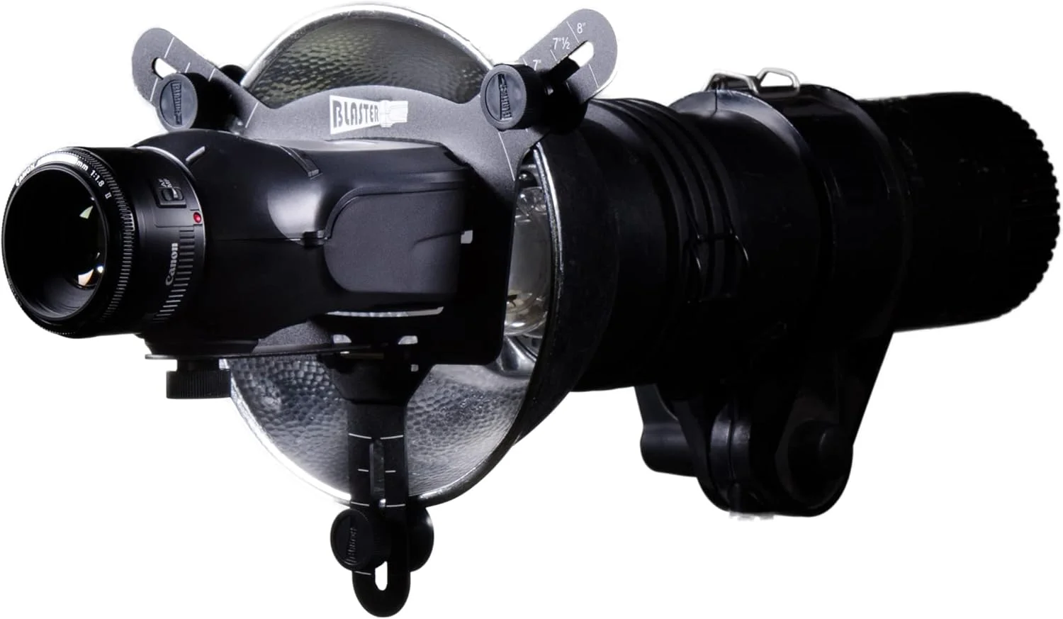 آداپتور استودیویی یونیورسال Spekular Light Blaster | سیستم پروژکتور مبتنی بر استروب نوری برای نورپردازی عکاسی با گوبو و ترنسپرنسی