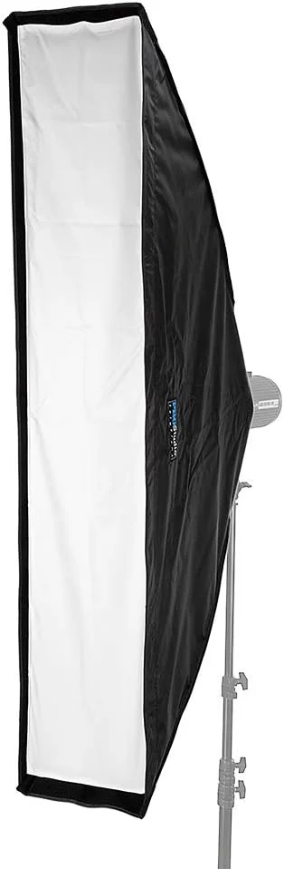 سافت باکس استریپ باکس بیوتی دیش 12x56 اینچی Fotodiox Pro Studio Solutions EZ Pro با حلقه اتصال برای فلاش Multiblitz Varilux، رینگ سرعت، سافت باکس