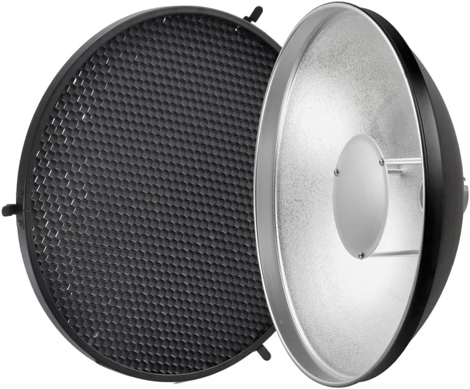 رفلکتور بیوتی دیش Godox AD-S3 با پوشش لانه زنبوری برای فلاش های جیبی AD200Pro II AD200Pro AD200 AD180 AD360 AD360II