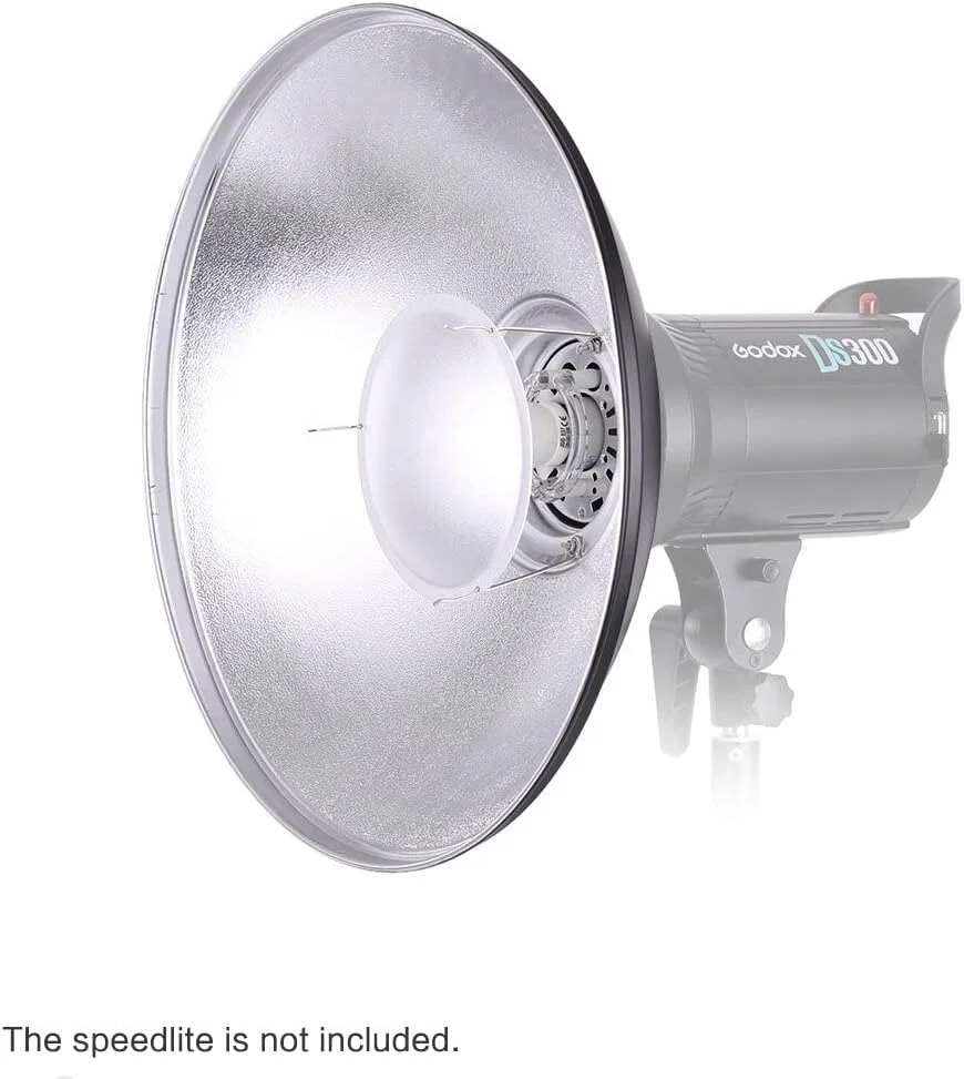 بازتابنده دیش بیوتی 41 سانتی متری استروب لایتینگ برای مانت بوئنز، لوازم جانبی استودیوی نورپردازی عکاسی اسپیدلایت