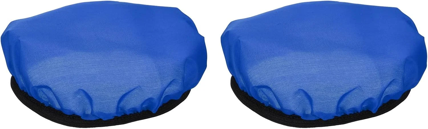 روکش دیفیوزر نرم لامپ 18 سانتی متری 7 اینچی، بسته 2 عددی دیفیوزر پارچه ای جوراب لامپ بازتابنده استروب برای استودیوی عکاسی دیش زیبایی فلاش لایت، آبی