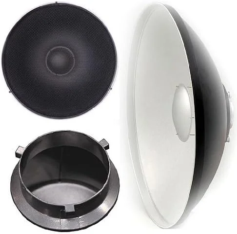 دیش نوری 22 اینچی استودیوی عکاسی ePhoto با صفحه بازتابنده مناسب Travelite Bowen به همراه گرید A121Honey