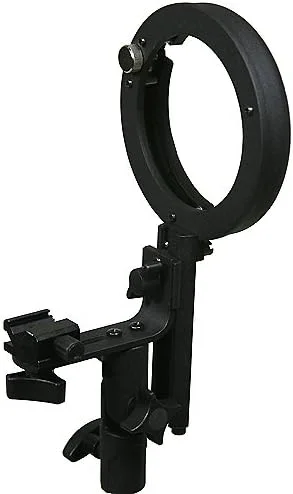 نگهدارنده فلاش اسپیدلایت سازگار با مانت بوئنز نوع S، قسمت L، مناسب برای کاسه زیبایی، اسنوت، سافت باکس، بارندور و رفلکتور (فقط نگهدارنده L)