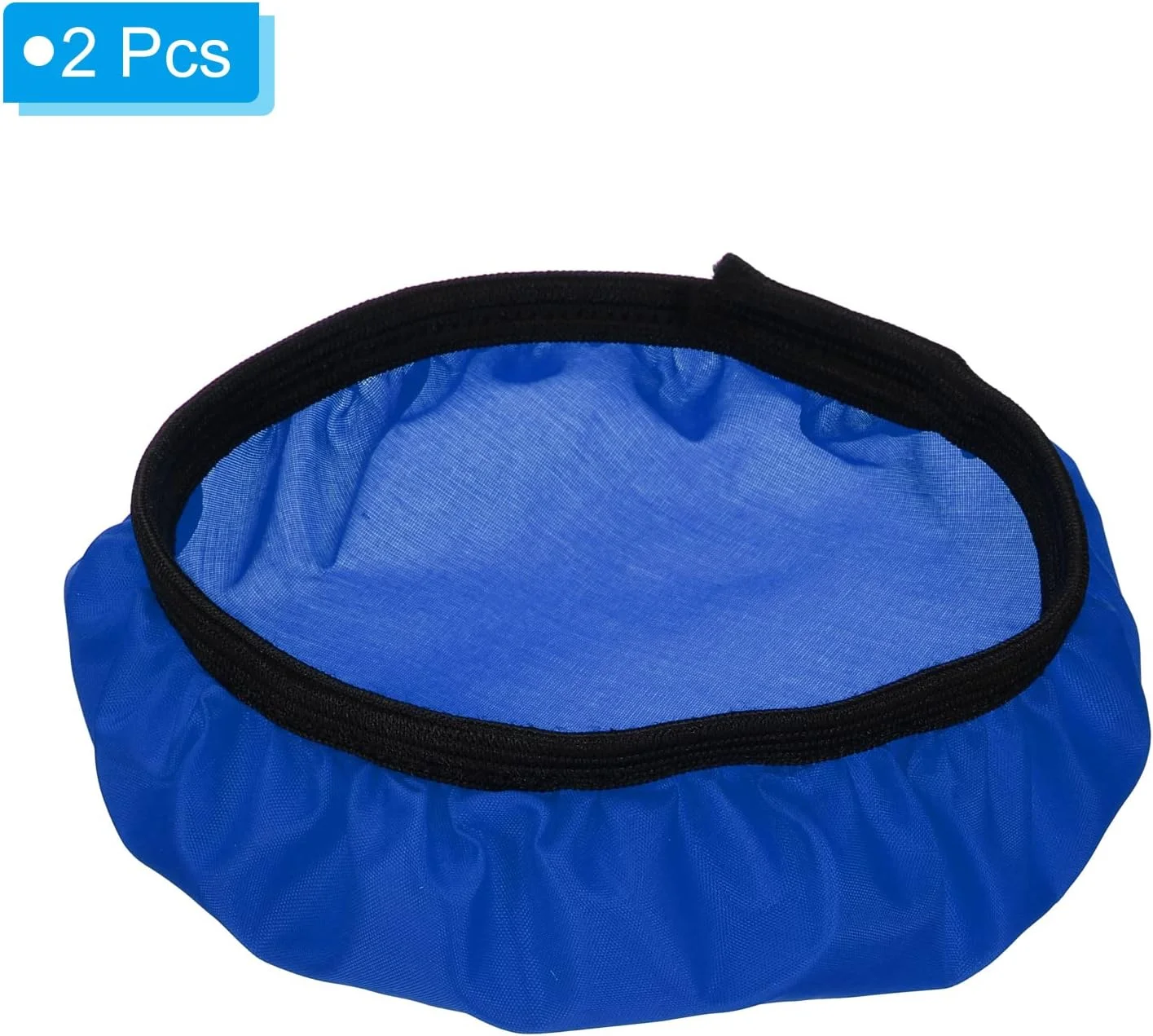 روکش دیفیوزر نرم لامپ 18 سانتی متری 7 اینچی، بسته 2 عددی دیفیوزر پارچه ای جوراب لامپ بازتابنده استروب برای استودیوی عکاسی دیش زیبایی فلاش لایت، آبی