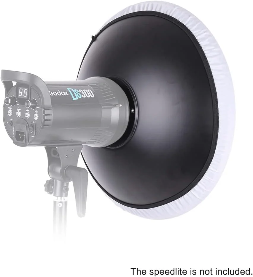 بازتابنده بیوتی دیش 41 سانتی متری ERTG نورپردازی استروب برای مانت بوئنز، لوازم جانبی استودیوی نورپردازی عکاسی اسپیدلایت