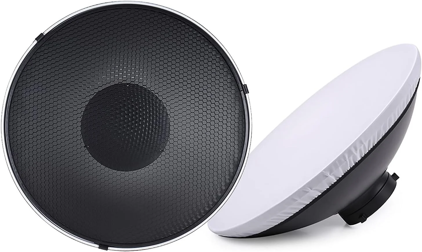 نورپردازی استودیویی کاسه زیبایی ۴۱ سانتی متری / ۱۶ اینچی Speedlite Strobe با مانت Bowens به همراه بازتابنده، لانه زنبوری و پارچه نرم