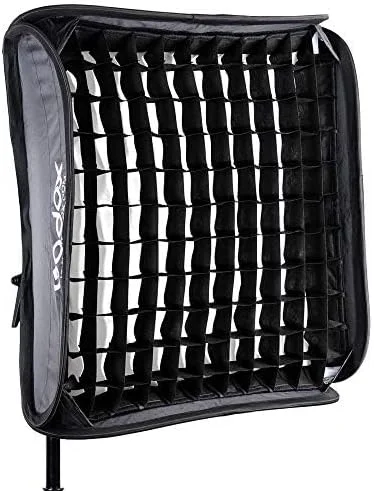 کیت سافت باکس گودکس S2 Speedlite Bracket 80x80 سانتی متر با گرید، مانت بوئنز سافت باکس گودکس برای سری Godox V100, V1Pro, AD200Pro II, AD200, AD400Pro, V860II, TT350
