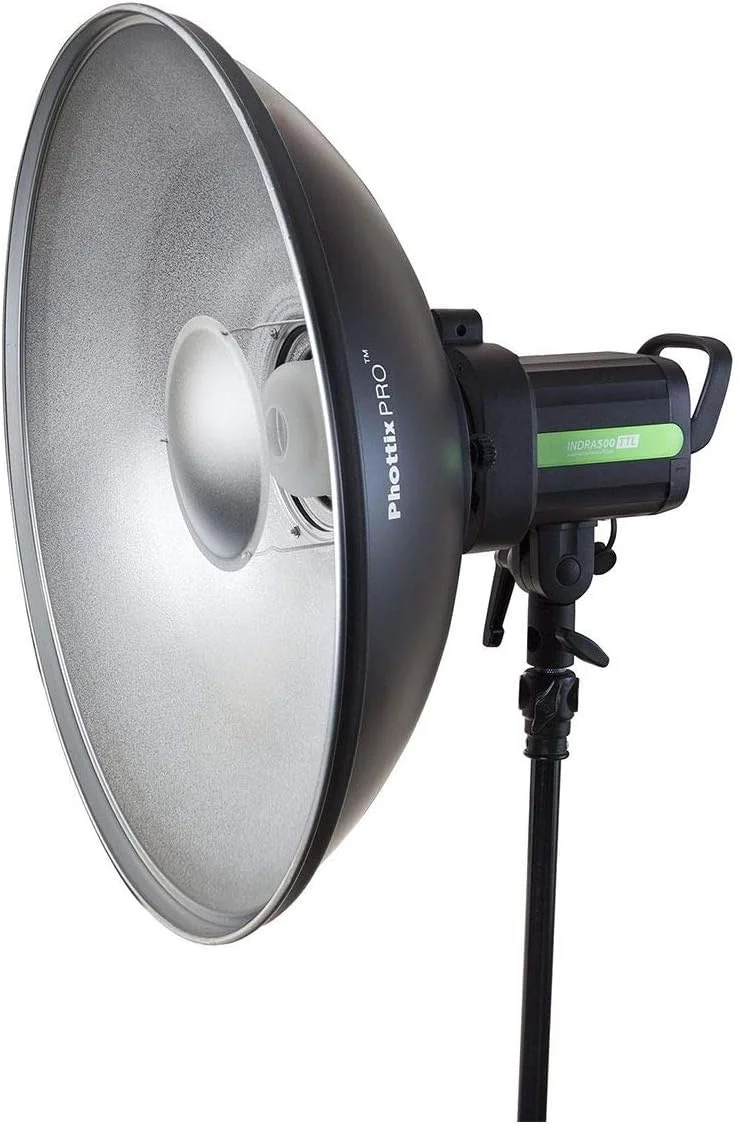 Phottix - دیش بیوتی Mk II با مانت بوئنز (51 سانتی متر، 20 اینچ، نقره ای)