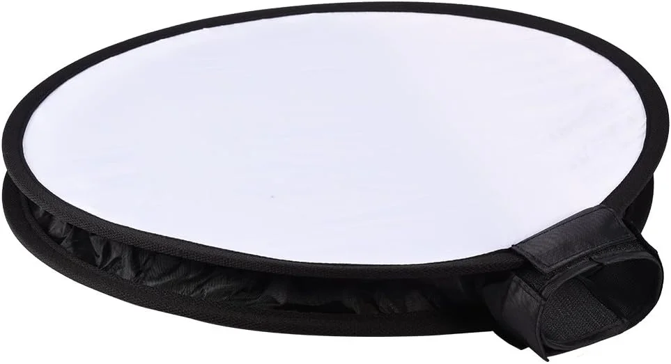 سافت باکس مینی قابل حمل تاشو گرد 30cm / 40cm به همراه کیف نگهداری، سافت باکس گرد یونیورسال برای فلاش اسپیدلایت دوربین (30CM)