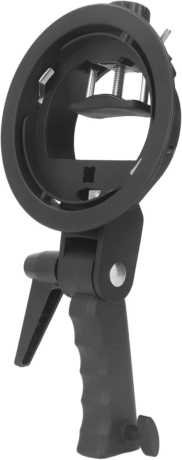 نگهدارنده دستی نوع S سیریسورا برای فلاش اسپیدلایت، اسنوت، سافت باکس، دیش زیبایی، رفلکتور و چتر