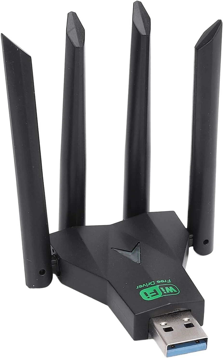 آداپتور USB، آداپتور USB دو بانده 2.4G 5GHz با سرعت 1300 مگابیت بر ثانیه، جایگزین آداپتور شبکه USB قابل حمل برای ویندوز 7، 8، 8.1، 10، 11