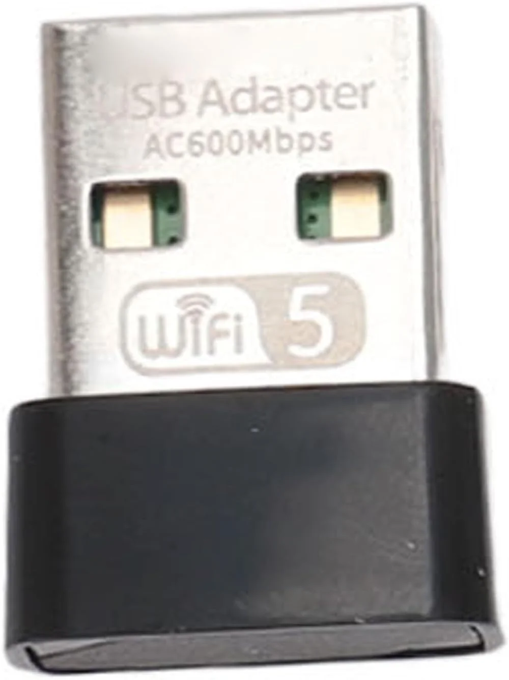 آداپتور وای فای USB نانو AC600 برای کامپیوتر، دو بانده 2.4G 5G، دانگل شبکه بی سیم MU-MIMO 600 مگابیت بر ثانیه، سازگار با 11 10 8 7، مناسب برای استریمینگ و بازی خانگی