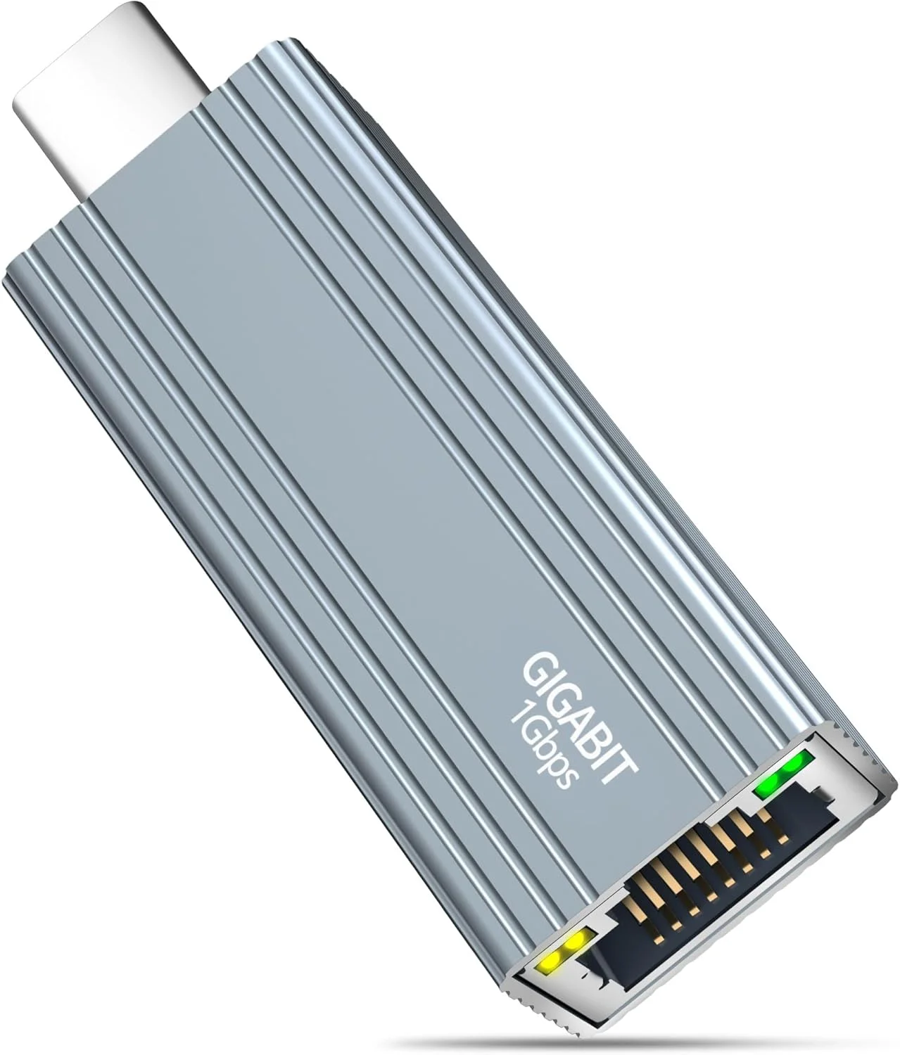 آداپتور USB C به اترنت Azonee، آداپتور شبکه گیگابیتی RJ45 به USB 3.0 Type-C با سرعت 1000 مگابیت بر ثانیه، قابل حمل و سازگار با MacBook Pro/Air، iPad و Android