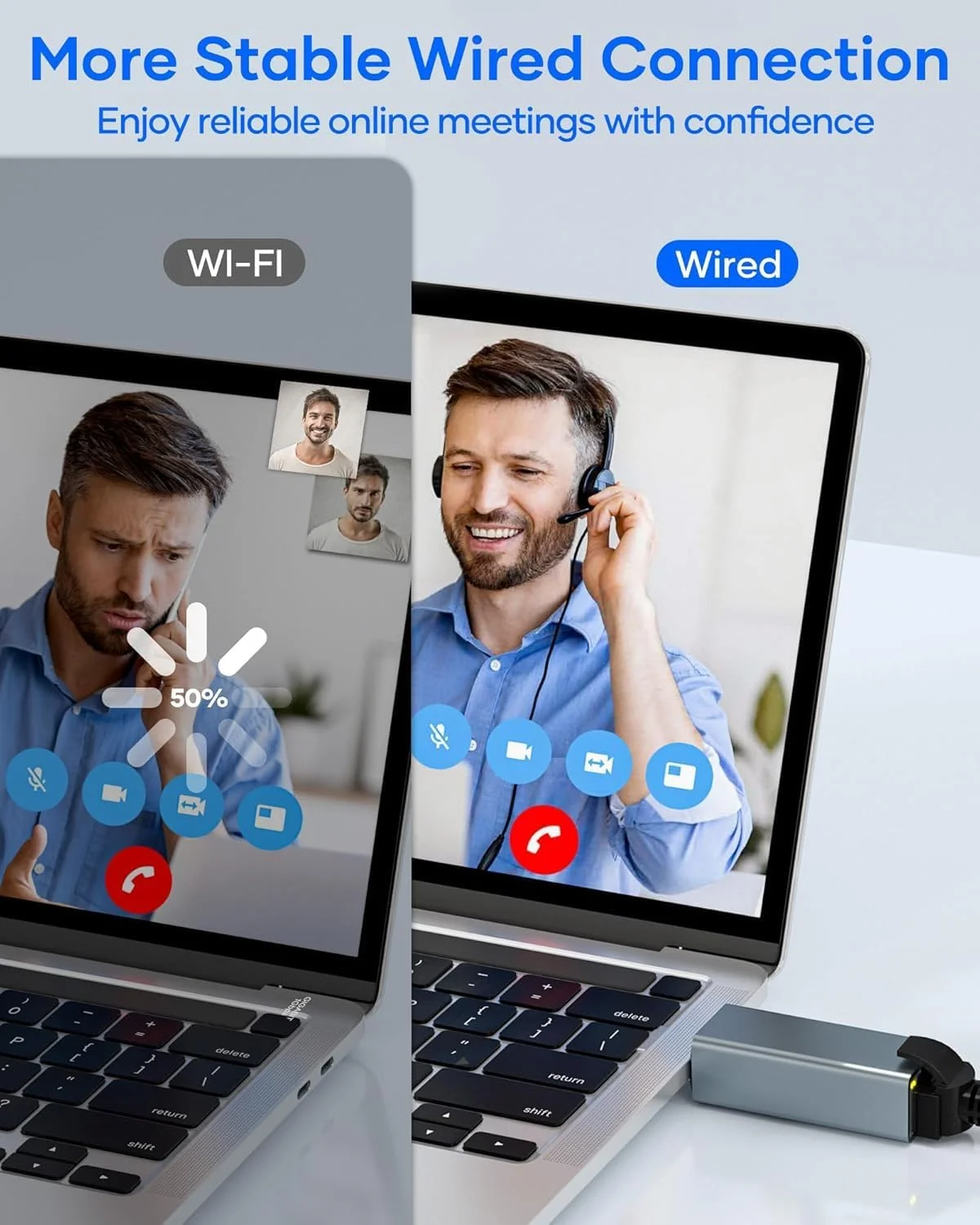 آداپتور USB به اترنت Azonee، آداپتور اینترنت RJ45، آداپتور شبکه LAN سیمی گیگابیتی USB 3.0 به 10/100/1000، سازگار با مک بوک/سرفیس/لپ تاپ های دارای ویندوز 11/10/8.1/8/Xp/MacOS/Linux