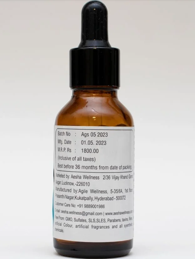 سرم موی آیورودای آیشه ولنس - سرم موی آیورودای تری دوشا، فرمولی احیا کننده که برای افزایش رشد مو و بهبود سلامت پوست سر ساخته شده است.