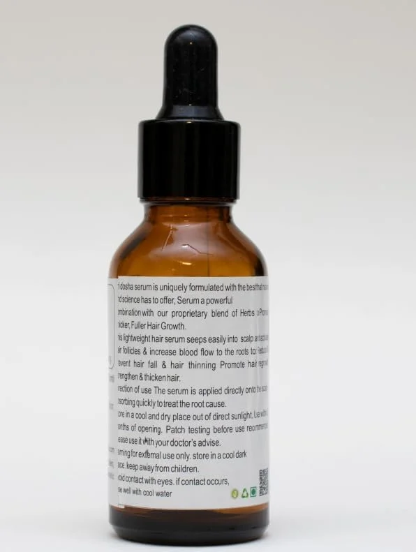 سرم موی آیورودای آیشه ولنس - سرم موی آیورودای تری دوشا، فرمولی احیا کننده که برای افزایش رشد مو و بهبود سلامت پوست سر ساخته شده است.