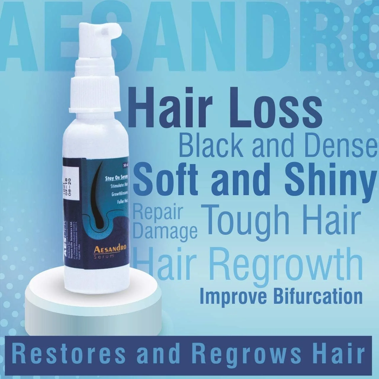 سرم رشد مو آیساندرو 50 میلی لیتر (بخشی از Taurus Life Sciences Limited)