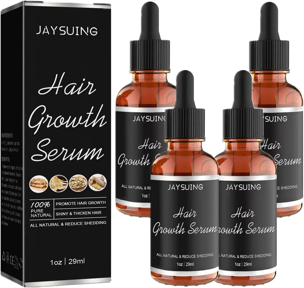 سرم رشد مو برای بانوان، سرم جدید رشد مو، تغذیه و ترمیم موهای خشک و آسیب دیده، رشد سریع و طبیعی مو، سرم رشد مو برای بانوان (4 عدد)