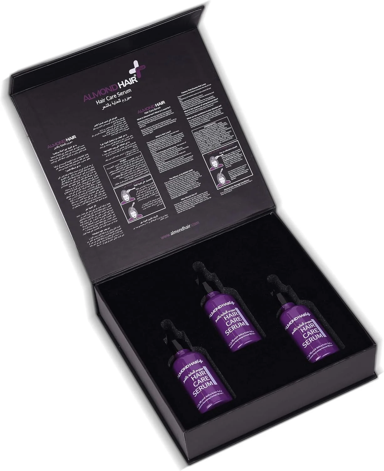 سرم تقویت و رشد مجدد مو با روغن بادام - درمان ریزش مو و کمک به رشد مجدد مو (بسته 3 عددی ویژه بانوان) سرم تقویت و رشد مجدد مو با روغن بادام - درمان ریزش مو و کمک به رشد مجدد مو (بسته 3 عددی ویژه بانوان)