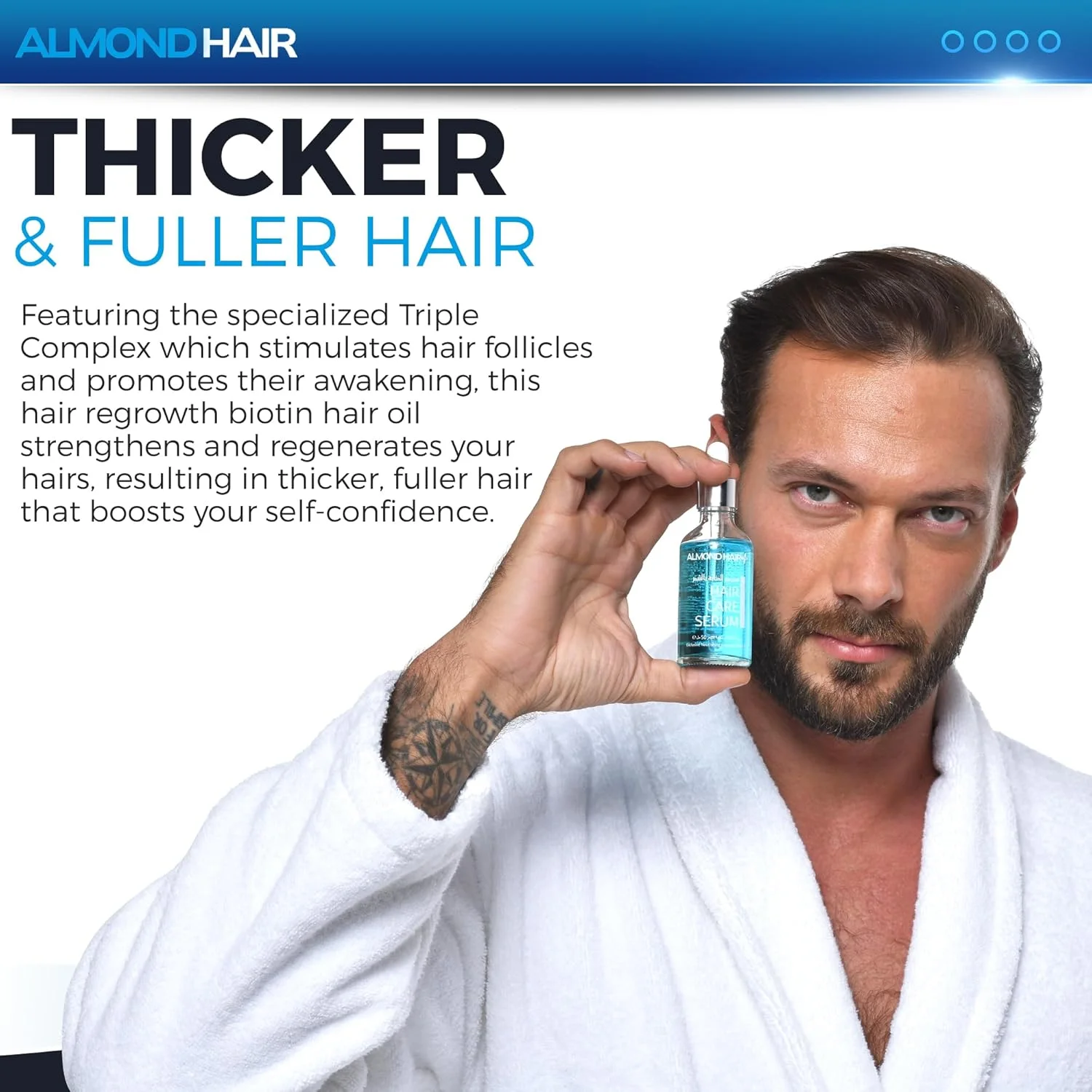 سرم تقویت کننده و رشد مجدد مو با عصاره بادام - درمان ریزش مو و کمک به رویش مجدد (مردانه) سرم تقویت کننده و رشد مجدد مو با عصاره بادام - درمان ریزش مو و کمک به رویش مجدد (مردانه)