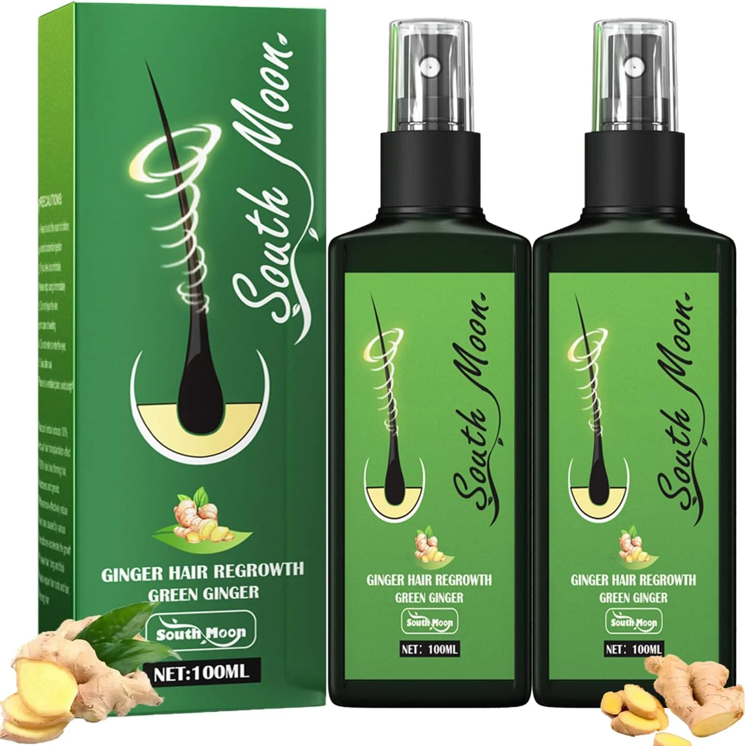 اسپری سرم رشد مجدد مو باستانی هندی، اسپری رشد مجدد مو زنجبیل سبز، اسپری رشد مو زنجبیل GRO'Nature، اسپری زنجبیل مغذی رشد پلاس ارگانیک برای مردان و زنان (2 عدد) اسپری سرم رشد مجدد مو باستانی هندی، اسپری رشد مجدد مو زنجبیل سبز، اسپری رشد مو زنجبیل GRO'Nature، اسپری زنجبیل مغذی رشد پلاس ارگانیک برای مردان و زنان (2 عدد)