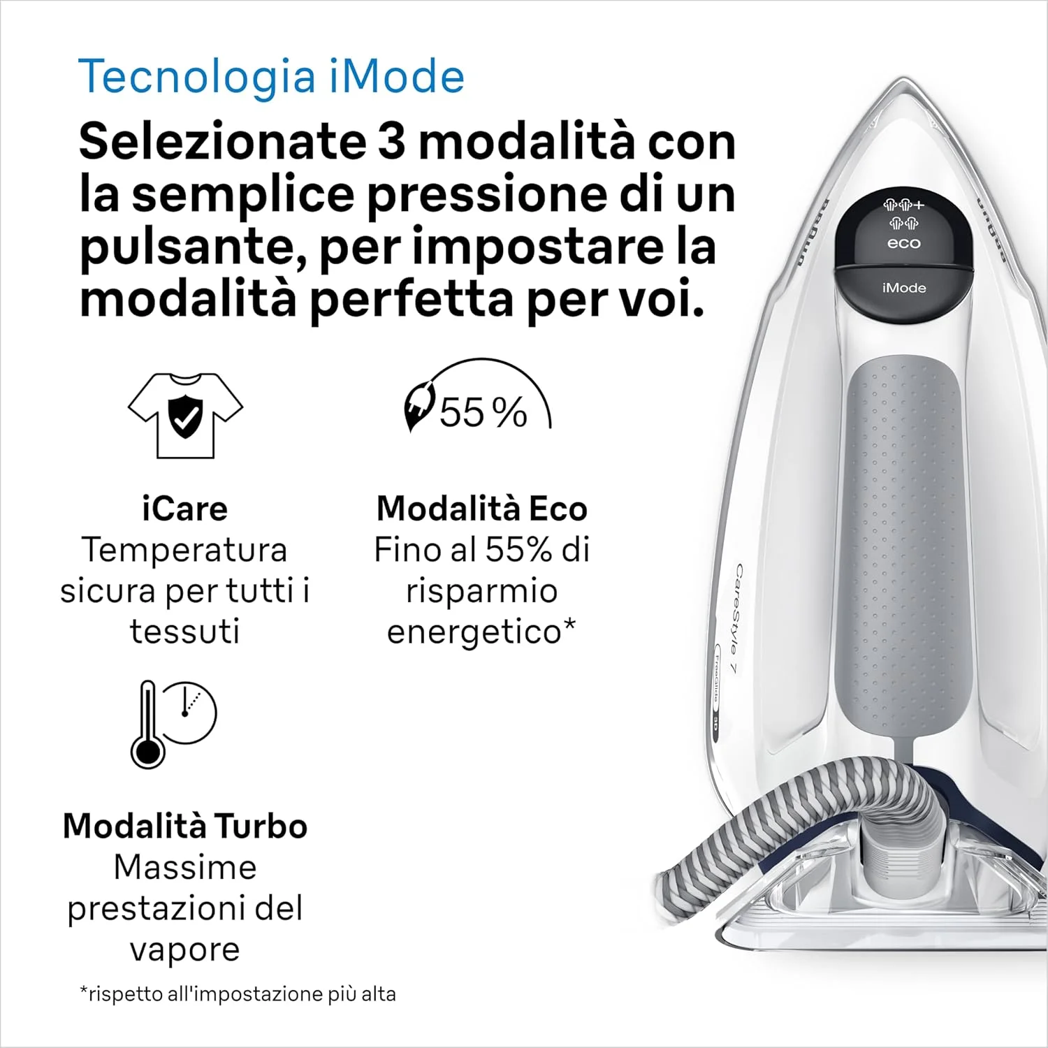 اتوی مخزن دار براون CareStyle 7 Pro IS 7262 GY، کفی FreeGlide 3D، حالت های iCare و iMode و اتو بخار عمودی، FastClean، بخار 510 گرم در دقیقه، مخزن جداشدنی 2 لیتری، 2700 وات، خاکستری اتوی مخزن دار براون CareStyle 7 Pro IS 7262 GY، کفی FreeGlide 3D، حالت های iCare و iMode و اتو بخار عمودی، FastClean، بخار 510 گرم در دقیقه، مخزن جداشدنی 2 لیتری، 2700 وات، خاکستری