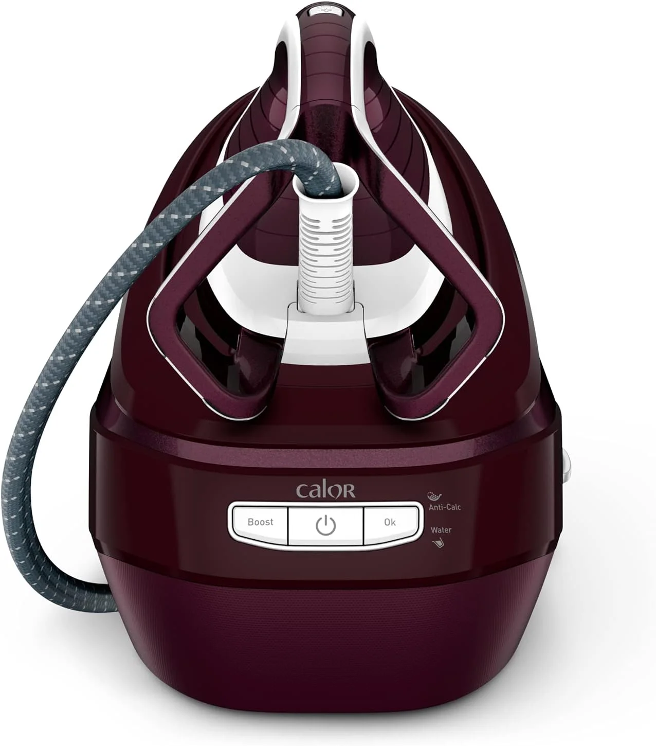 اتو بخار مخزن دار کالر Pro Express Vision، چراغ LED هوشمند روی اتو، فشار 8.3 بار، فوق العاده قدرتمند، خروجی بخار 180 گرم در دقیقه، بخار لحظه ای 680 گرم در دقیقه، ضد رسوب، ساخت