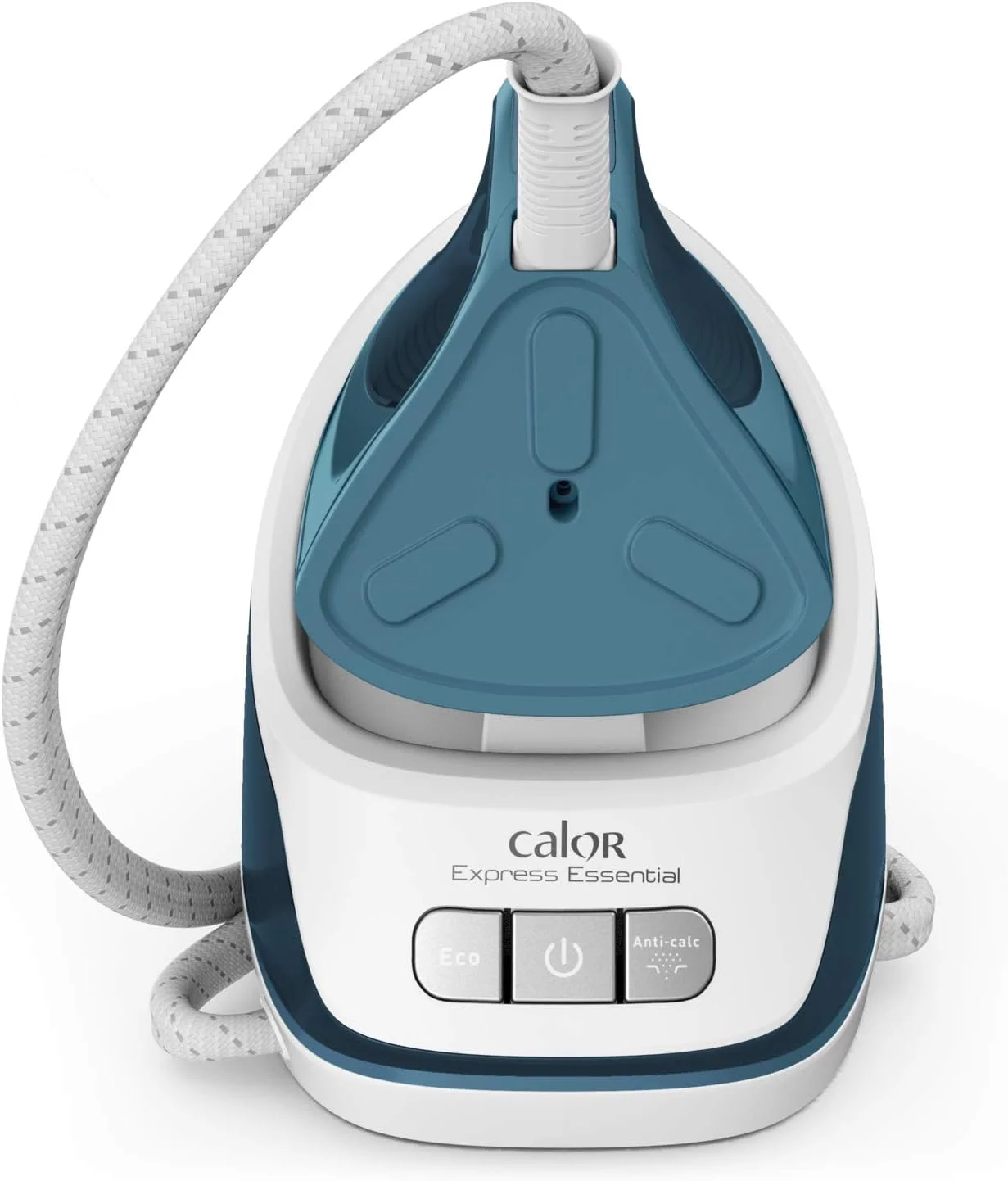 اتو بخار کالر اکسپرس اسنشیال SV6115C0، فشار بخار 5.2 بار، میزان بخار 120 گرم در دقیقه، بخار لحظه ای 280 گرم در دقیقه، مخزن آب 1.4 لیتری، سیستم ضد رسوب، حالت اکو، صاف کردن عمودی آسان