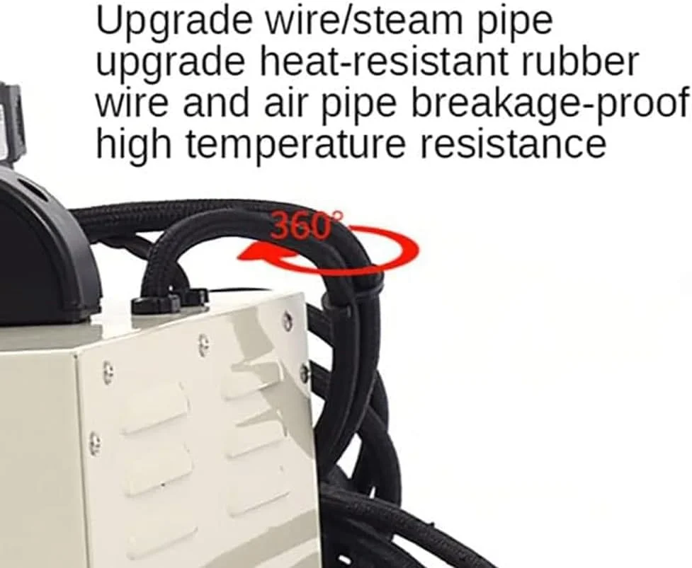 اتو بخار صنعتی، ایستگاه اتو بخار حرفه ای با مخزن آب 4 لیتری، فشارسنج، صفحه قابل تنظیم دما، اتو بخار برقی برای خشکشویی، پرده (B) اتو بخار صنعتی، ایستگاه اتو بخار حرفه ای با مخزن آب 4 لیتری، فشارسنج، صفحه قابل تنظیم دما، اتو بخار برقی برای خشکشویی، پرده (B)