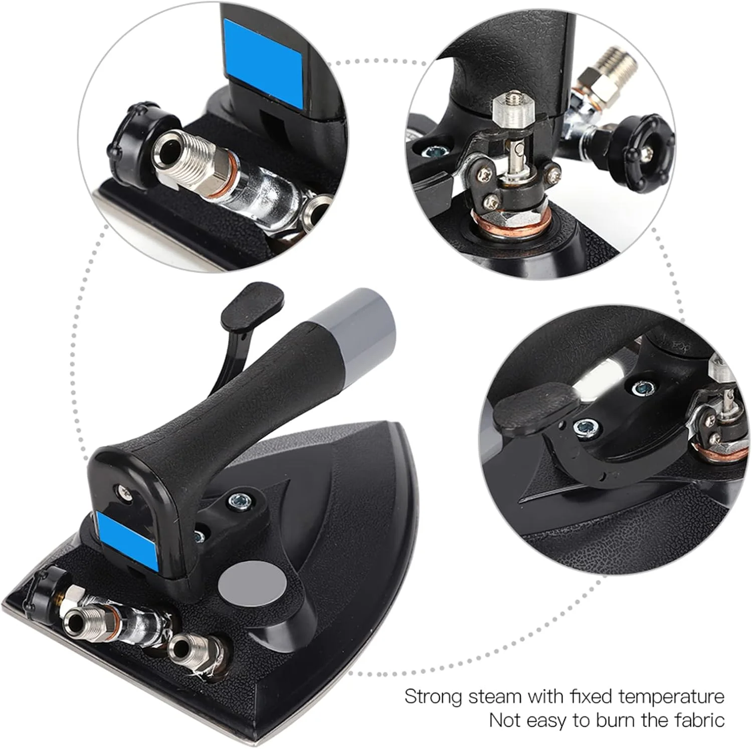 اتو بخار با ژنراتور بخار، اتو پرس بخار صنعتی کامل، مناسب برای کارگاه های خشکشویی، کارخانه های تولید پوشاک، اتو دیگ بخار اختصاصی، تکنولوژی پیشرفته