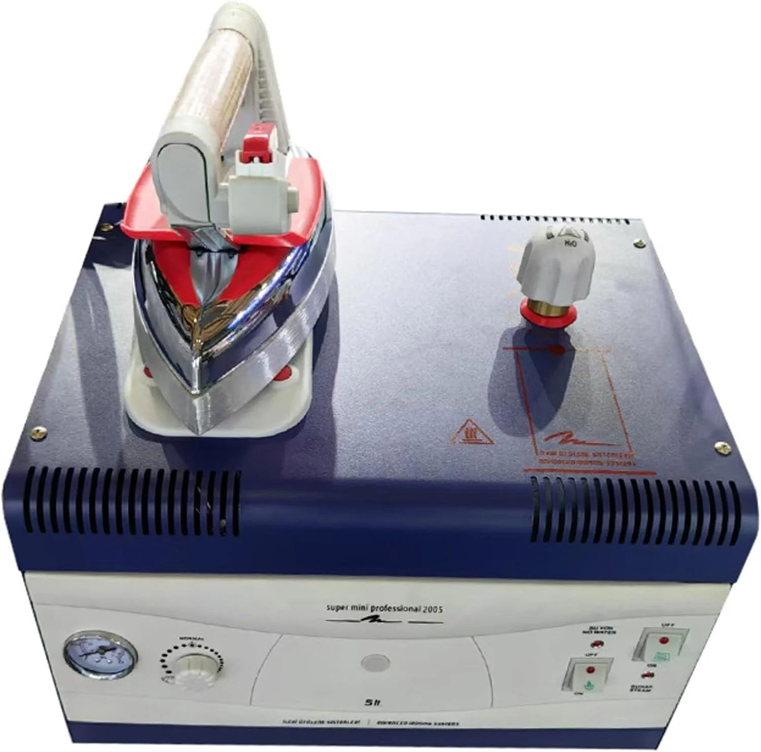 اتو بخار صنعتی 900 واتی، ایستگاه اتو بخار با گیج فشار، مخزن آب 5 لیتری، دما 150-230 درجه سانتیگراد، 4 وسیله ایمنی برای خشکشویی، پرده فروشی ها، منزل اتو بخار صنعتی 900 واتی، ایستگاه اتو بخار با گیج فشار، مخزن آب 5 لیتری، دما 150-230 درجه سانتیگراد، 4 وسیله ایمنی برای خشکشویی، پرده فروشی ها، منزل