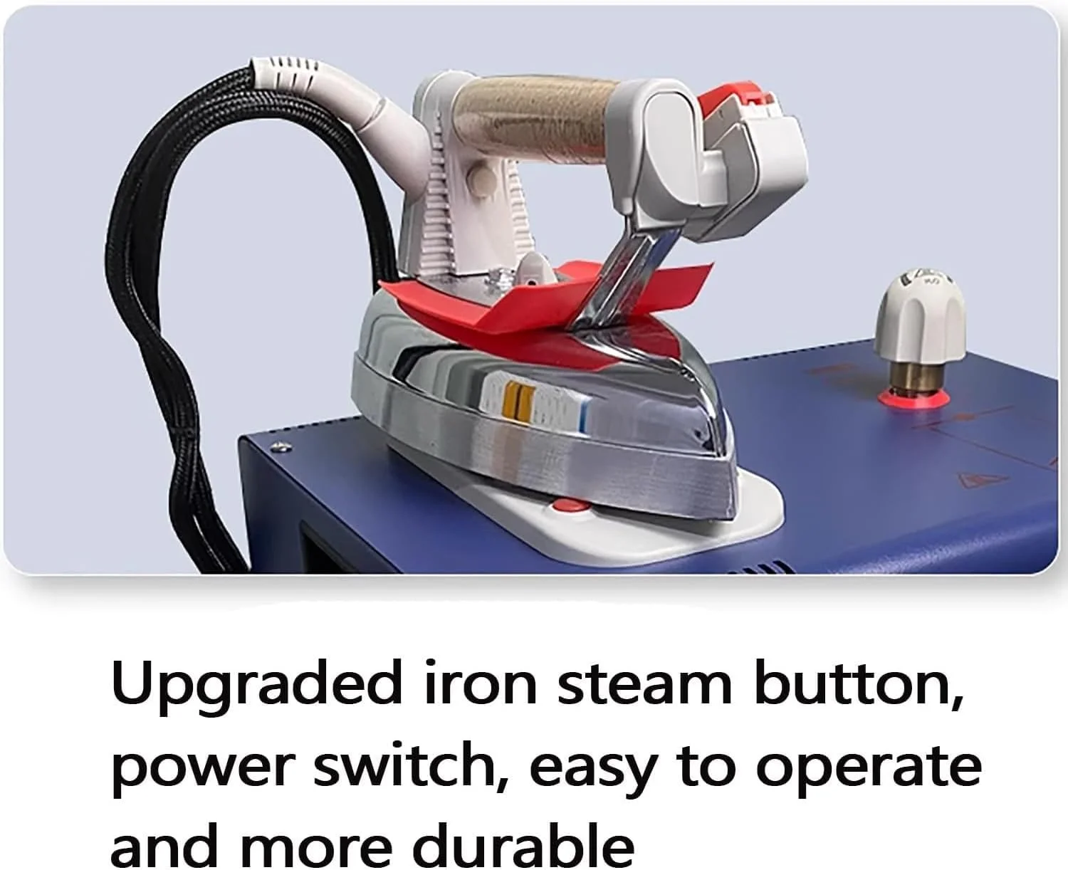 اتو بخار صنعتی 900 واتی، ایستگاه اتو بخار با گیج فشار، مخزن آب 5 لیتری، دما 150-230 درجه سانتیگراد، 4 وسیله ایمنی برای خشکشویی، پرده فروشی ها، منزل اتو بخار صنعتی 900 واتی، ایستگاه اتو بخار با گیج فشار، مخزن آب 5 لیتری، دما 150-230 درجه سانتیگراد، 4 وسیله ایمنی برای خشکشویی، پرده فروشی ها، منزل