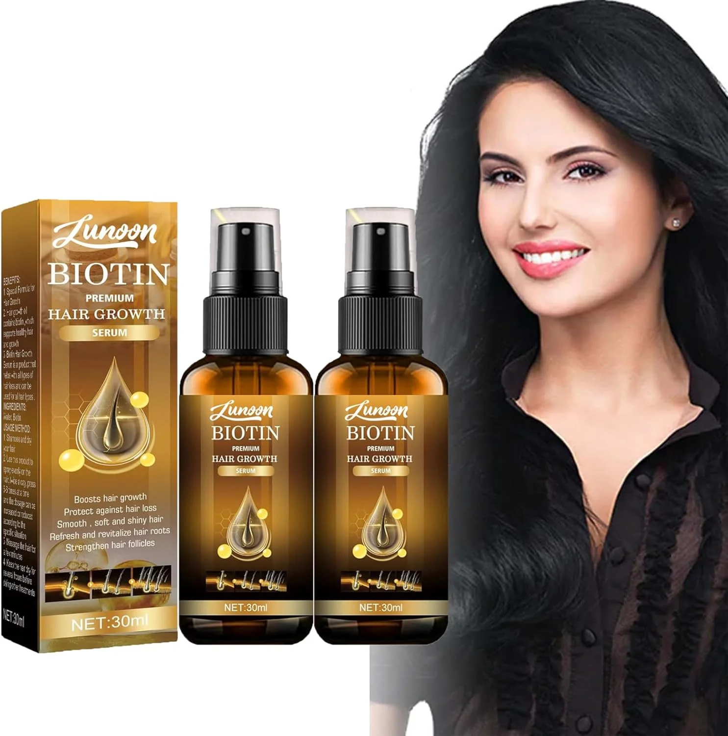 سرم رشد مو لوکس بیوتین بیانکات 30 میلی لیتر، سرم تسریع کننده رشد مو برای زنان و مردان سرم رشد مو لوکس بیوتین بیانکات 30 میلی لیتر، سرم تسریع کننده رشد مو برای زنان و مردان