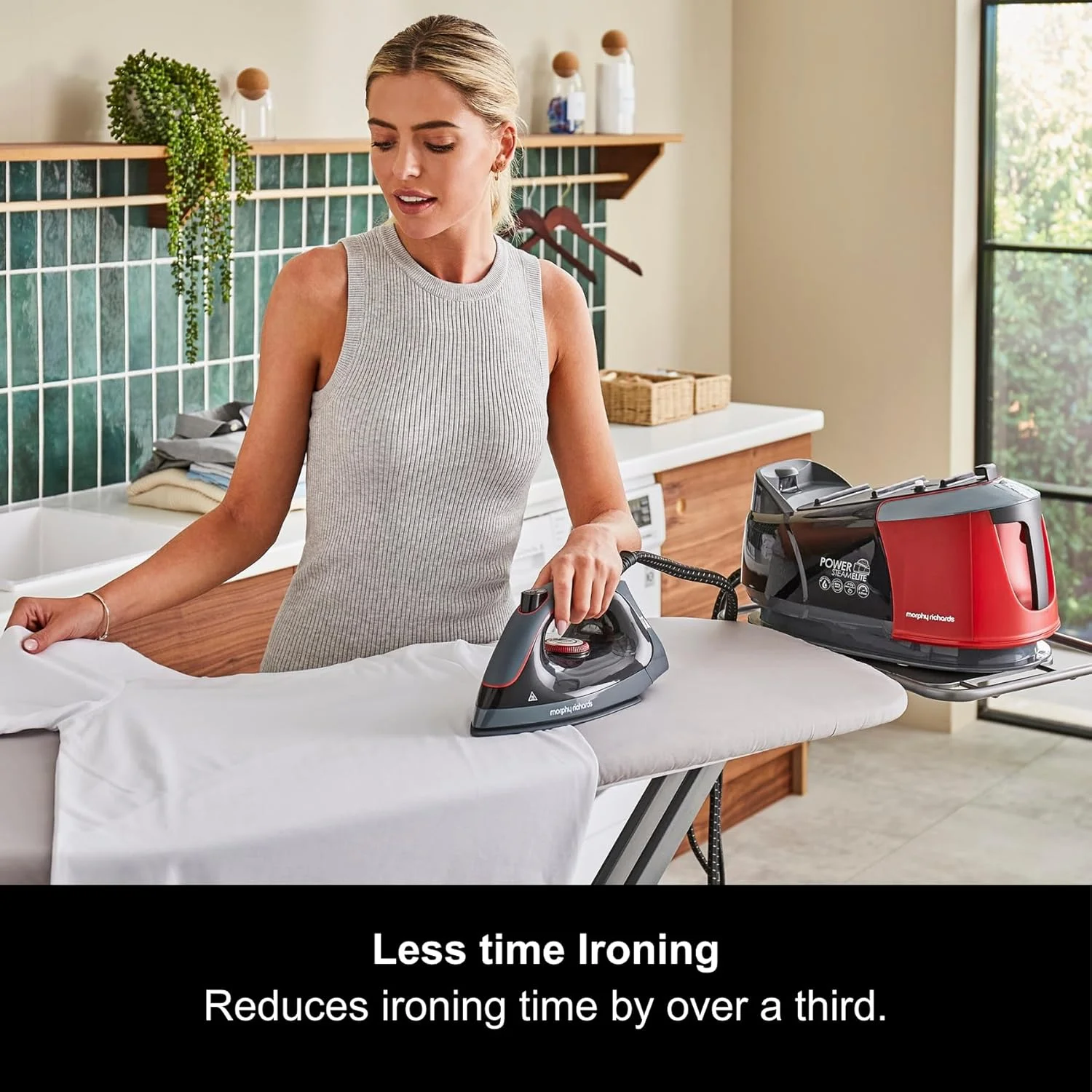 اتو بخار مخزن دار مورفی ریچاردز Power Steam Elite، کفی سرامیکی نچسب، بخار لحظه ای 310 گرم، خروجی بخار 200 گرم، 6 بار، تمیز کننده خودکار، مخزن آب 1.3 لیتری، سیم 1.8 متری، 2400 وات، مشکی/قرمز، 332013 اتو بخار مخزن دار مورفی ریچاردز Power Steam Elite، کفی سرامیکی نچسب، بخار لحظه ای 310 گرم، خروجی بخار 200 گرم، 6 بار، تمیز کننده خودکار، مخزن آب 1.3 لیتری، سیم 1.8 متری، 2400 وات، مشکی/قرمز، 332013