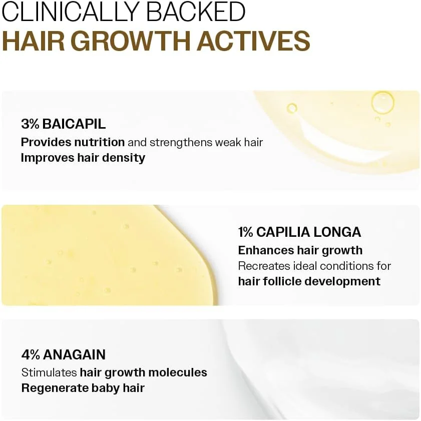 سرم پیشرفته رشد مو Bare Anatomy | 3% Redensyl + 4% Anagain + 3% Baicapil + 1% Capilia Longa، رزماری، بیوتین و عصاره برنج | سرم کنترل ریزش مو و رشد مو برای خانم ها و آقایان | 30 میلی لیتر سرم پیشرفته رشد مو Bare Anatomy | 3% Redensyl + 4% Anagain + 3% Baicapil + 1% Capilia Longa، رزماری، بیوتین و عصاره برنج | سرم کنترل ریزش مو و رشد مو برای خانم ها و آقایان | 30 میلی لیتر