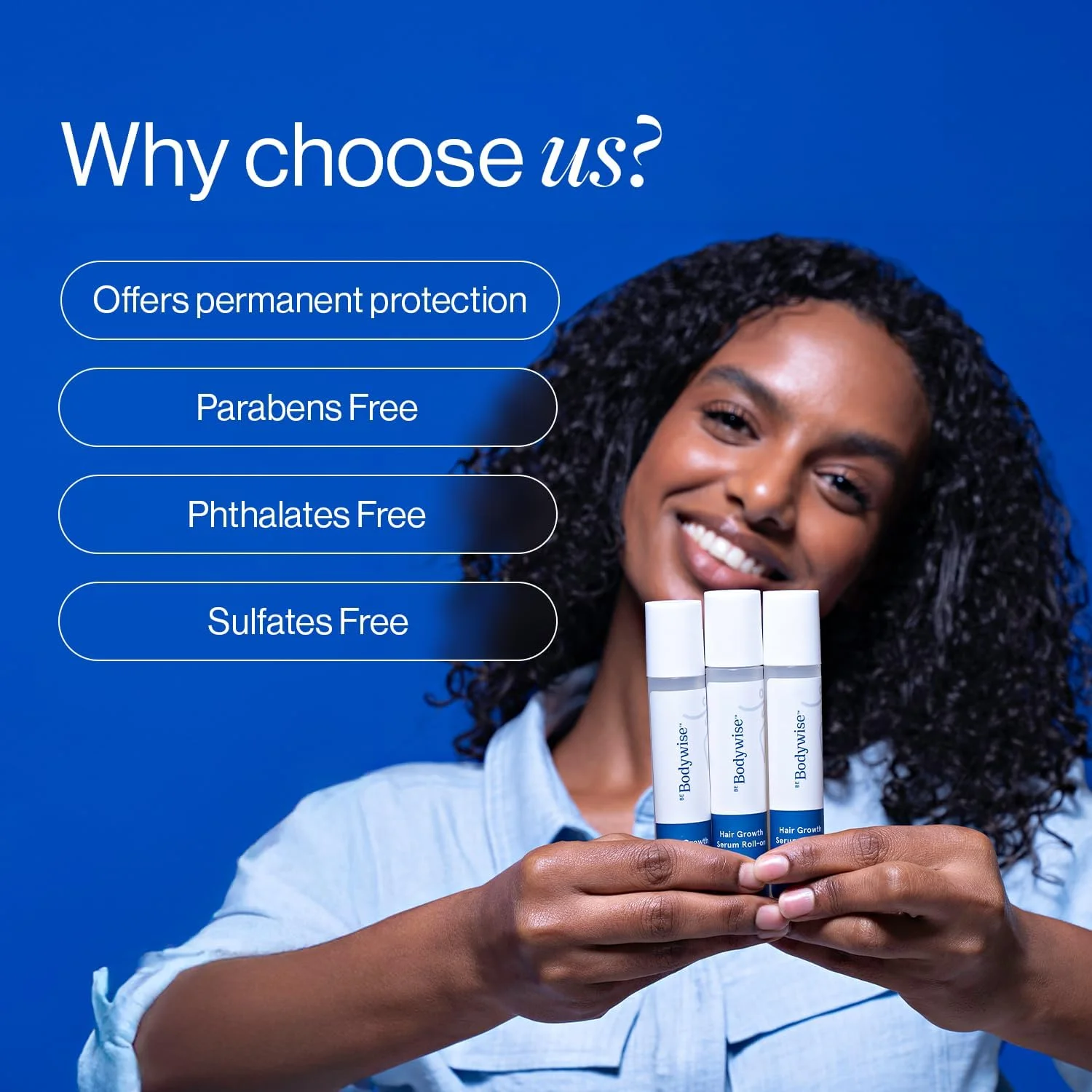 سرم تقویت کننده مو رزماری Be Bodywise ( رولی ) | محرک رشد مو، تقویت کننده فولیکول های مو | 3% رزماری، 3% رِدِنسِیل و 2% آناگِین | سرم کنترل ریزش مو | مناسب بانوان و آقایان | مناسب انواع مو | 25 میلی لیتر