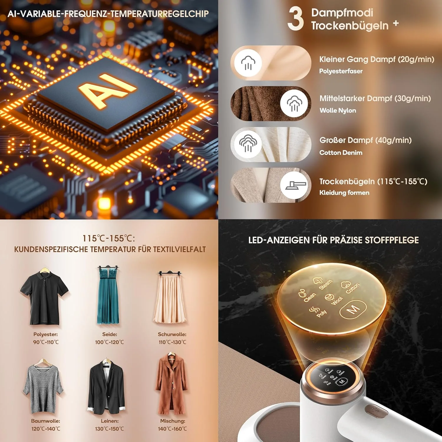 اتو بخار مخزن دار نیوبیلر، اتو بخار 1600 وات برای لباس، دارای 3 حالت بخار، گرم شدن سریع در 30 ثانیه، مخزن آب جداشدنی 1.2 لیتری، طراحی کم حجم با قابلیت نصب روی دیوار اتو بخار مخزن دار نیوبیلر، اتو بخار 1600 وات برای لباس، دارای 3 حالت بخار، گرم شدن سریع در 30 ثانیه، مخزن آب جداشدنی 1.2 لیتری، طراحی کم حجم با قابلیت نصب روی دیوار