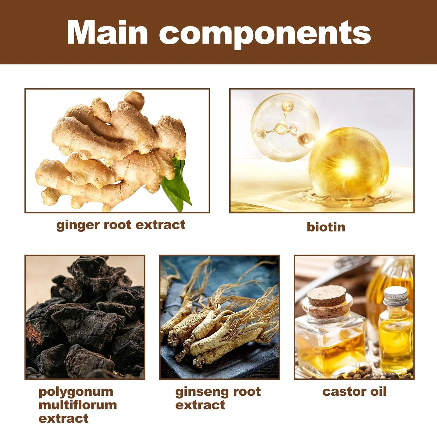 اسپری رشد مو بیوتین، اسپری بیوتین برای رشد مو، سرم گیاهی ضخیم کننده بیوتین، سرم اسپری رشد مو بیوتین، روغن های ضروری رشد مو، تغذیه کننده مو و پوست سر (5 عدد)