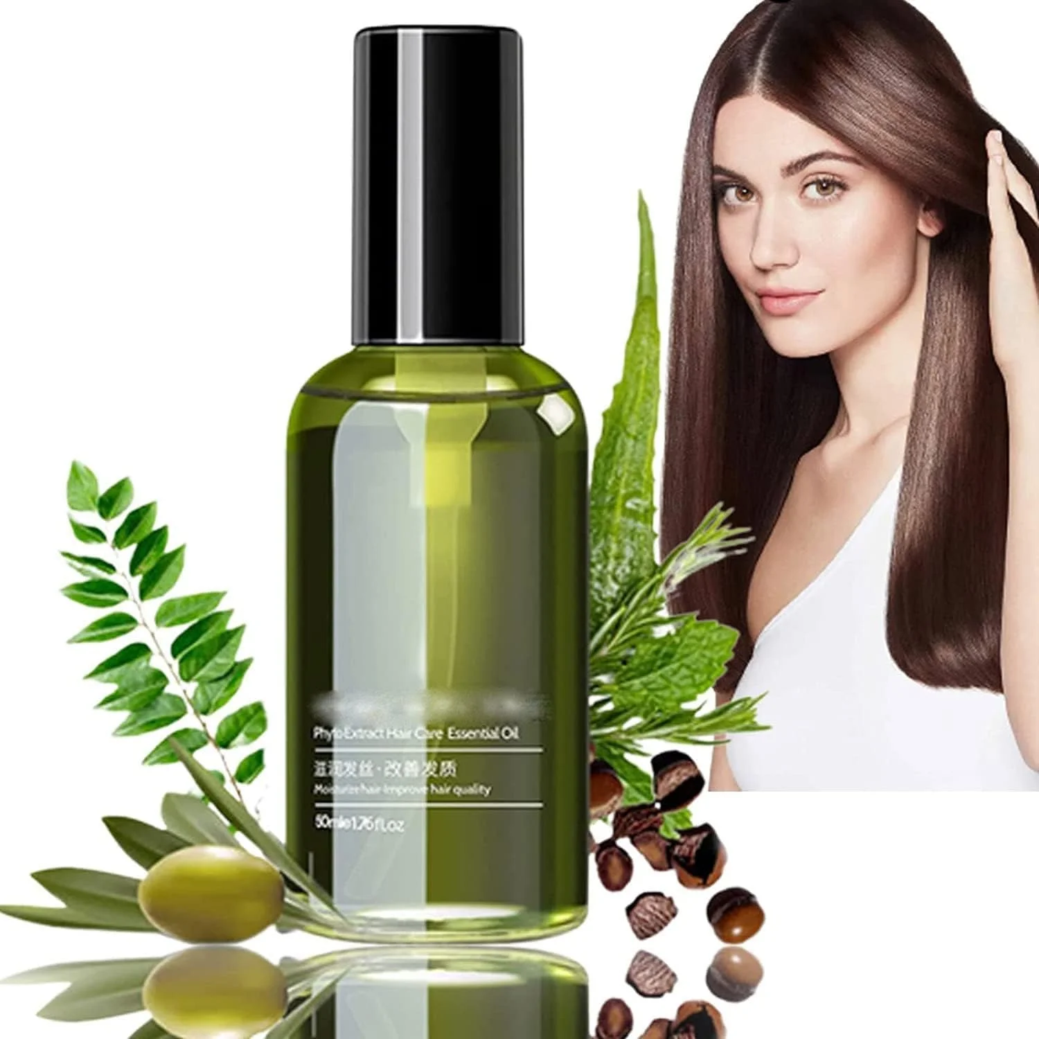 اسپری ترمیم کننده مو و پوست سر بلوسومز حاوی روغن زیتون، اسپری سرم تقویت کننده مو بلوسومز Folligrow، اسپری سرم فرمول رشد مو، اسپری زنجبیل مغذی برای رشد مجدد مو، مناسب موهای خشک و آسیب دیده (3 عدد)