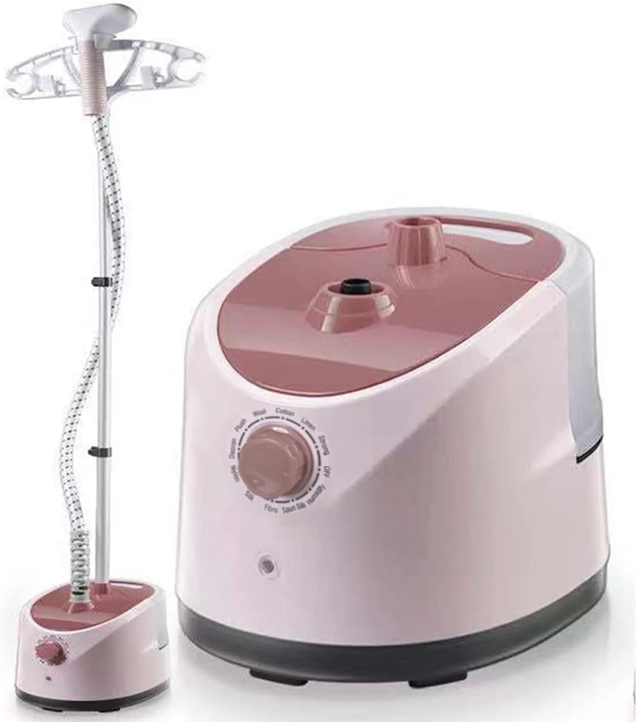 بخارگر لباس دو قطبی 2000 واتی Breakode™، مخزن 2.5 لیتری، گرم شدن سریع 40 ثانیه ای، 10 سطح بخار، اتو کشی افقی و عمودی، نرخ بخار 35 گرم در دقیقه، شلنگ ضد گره، تخته جداشدنی (رزگلد)