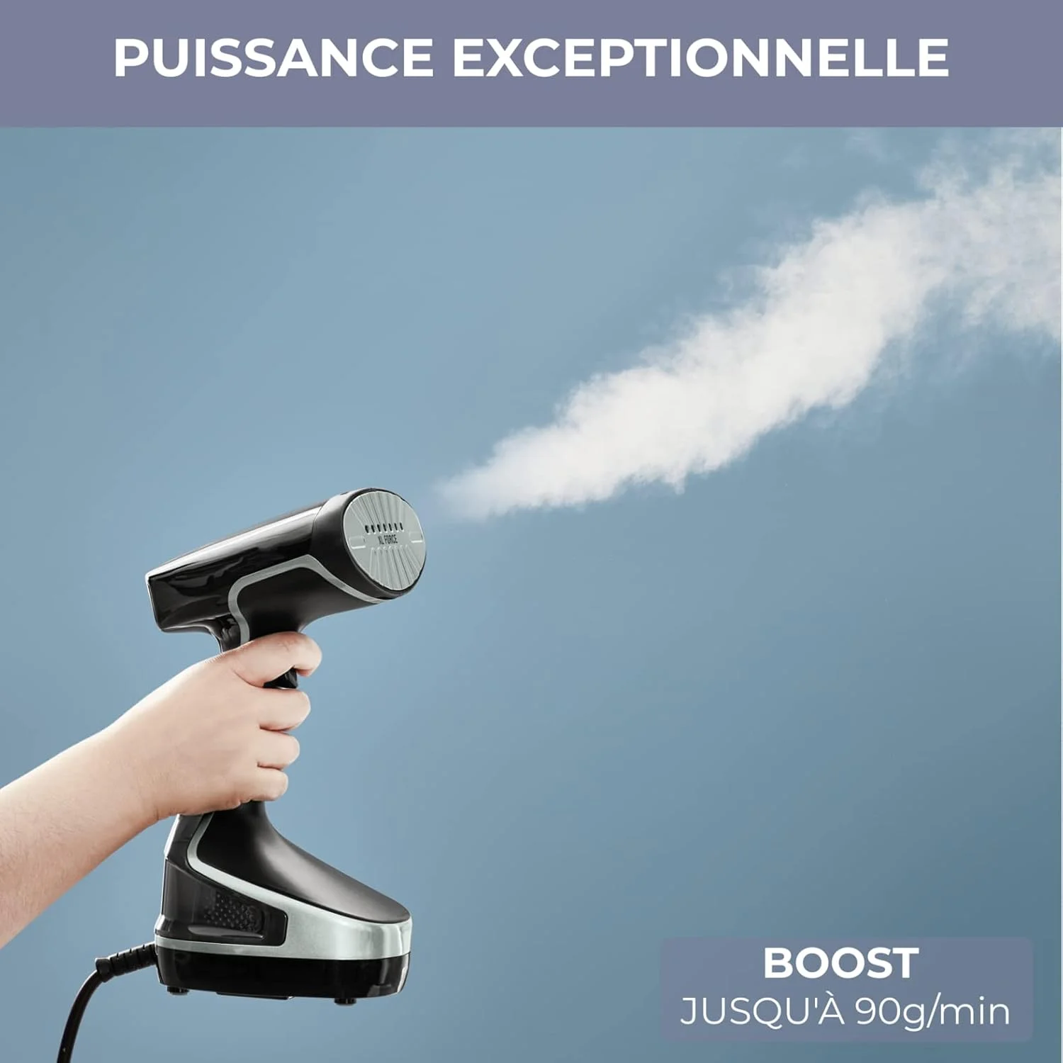 بخارگر دستی کالور 30 گرم در دقیقه 200 وات مشکی DT8230C0