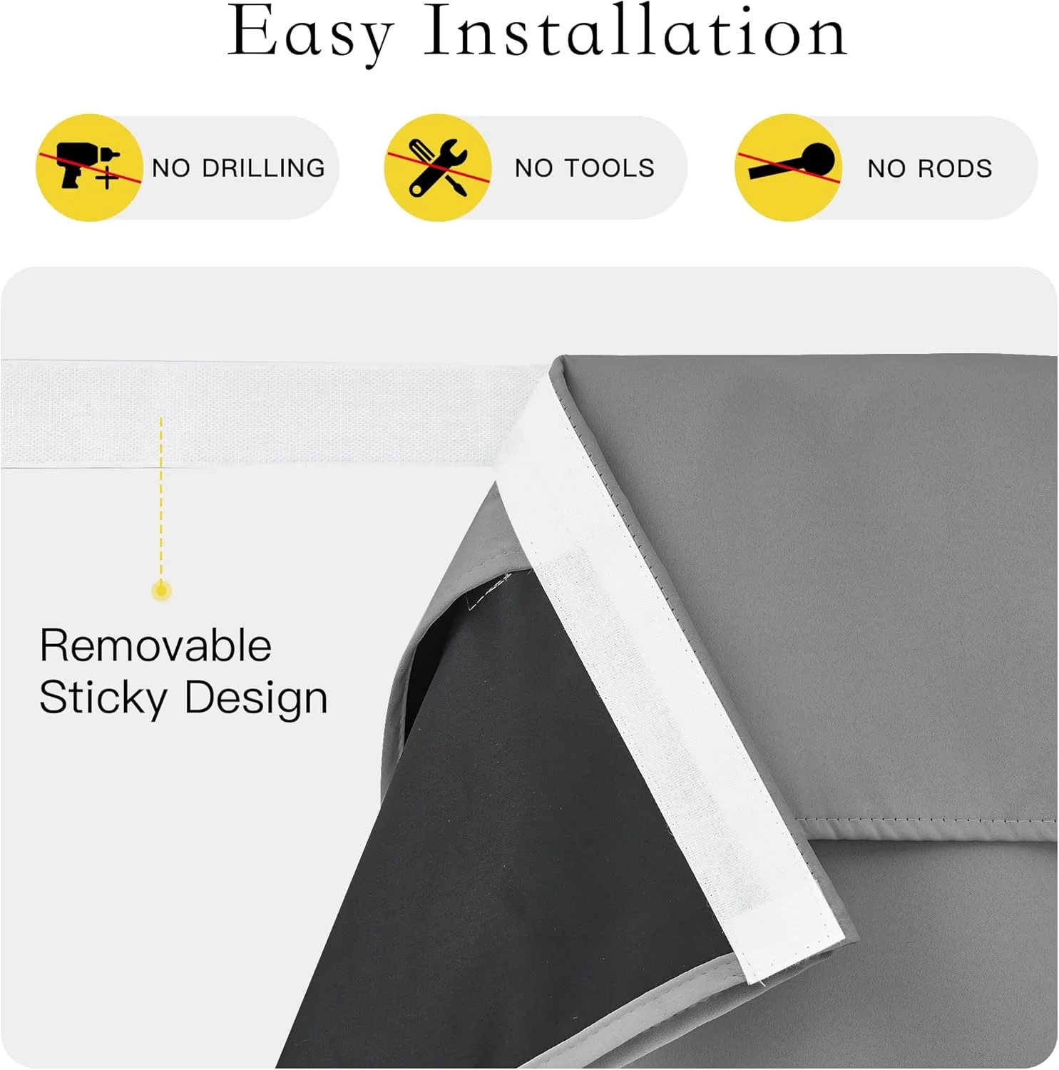 پرده درب NICETOWN، پوشش پنجره، پرده حرارتی عایق کننده پنجره، پرده جانبی با قابلیت بستن برای درب جلو و عقب، عرض 66 در طول 183 سانتی متر، 1 عدد، خاکستری روشن پرده درب NICETOWN، پوشش پنجره، پرده حرارتی عایق کننده پنجره، پرده جانبی با قابلیت بستن برای درب جلو و عقب، عرض 66 در طول 183 سانتی متر، 1 عدد، خاکستری روشن